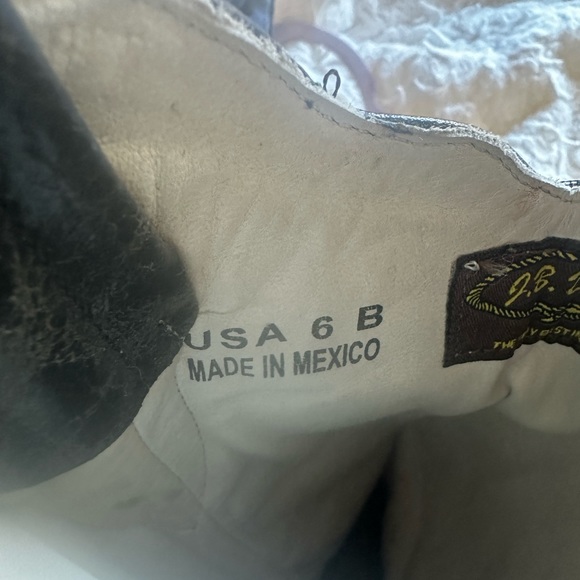 J B Dillon black python boots. Handcrafted size 6 - Picture 11 of 11